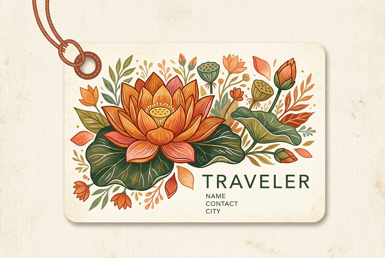 Green Frog Luggage Tag luggage tag